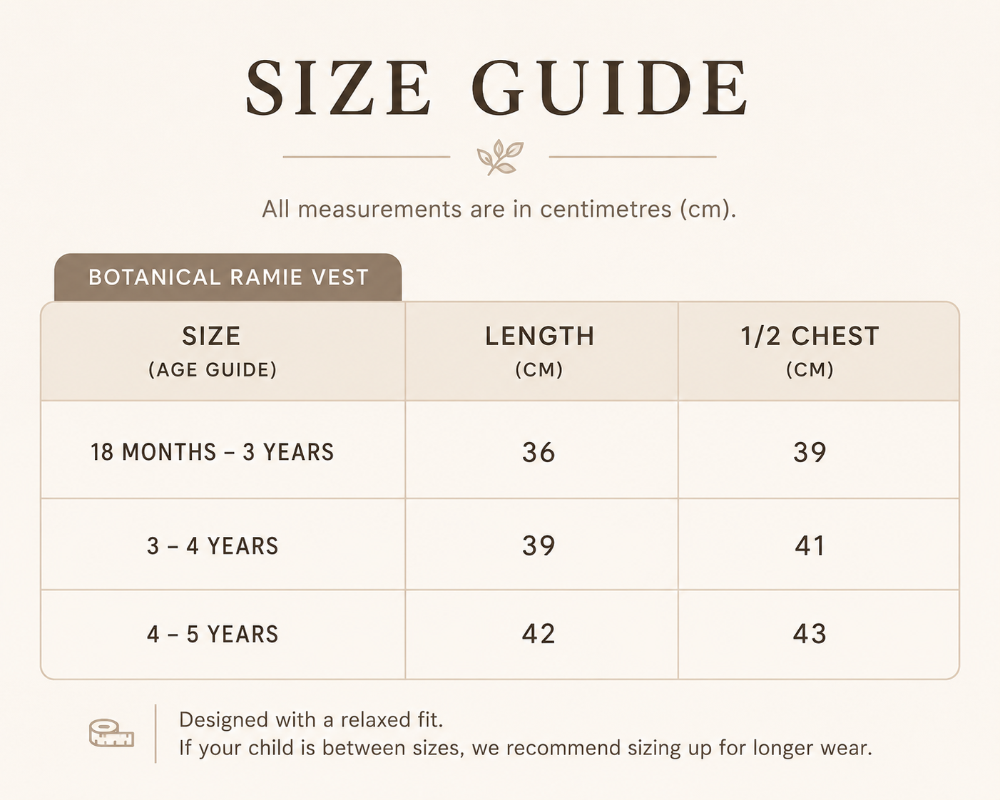 Botanical Ramie Vest
