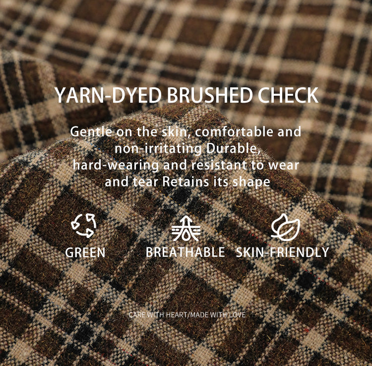 Oversized Plaid Jacket – Kids
