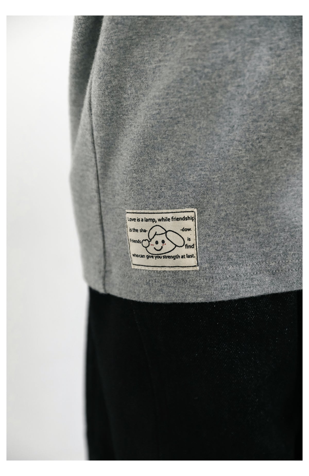 Urban Play Raglan Tee – Grey/Black