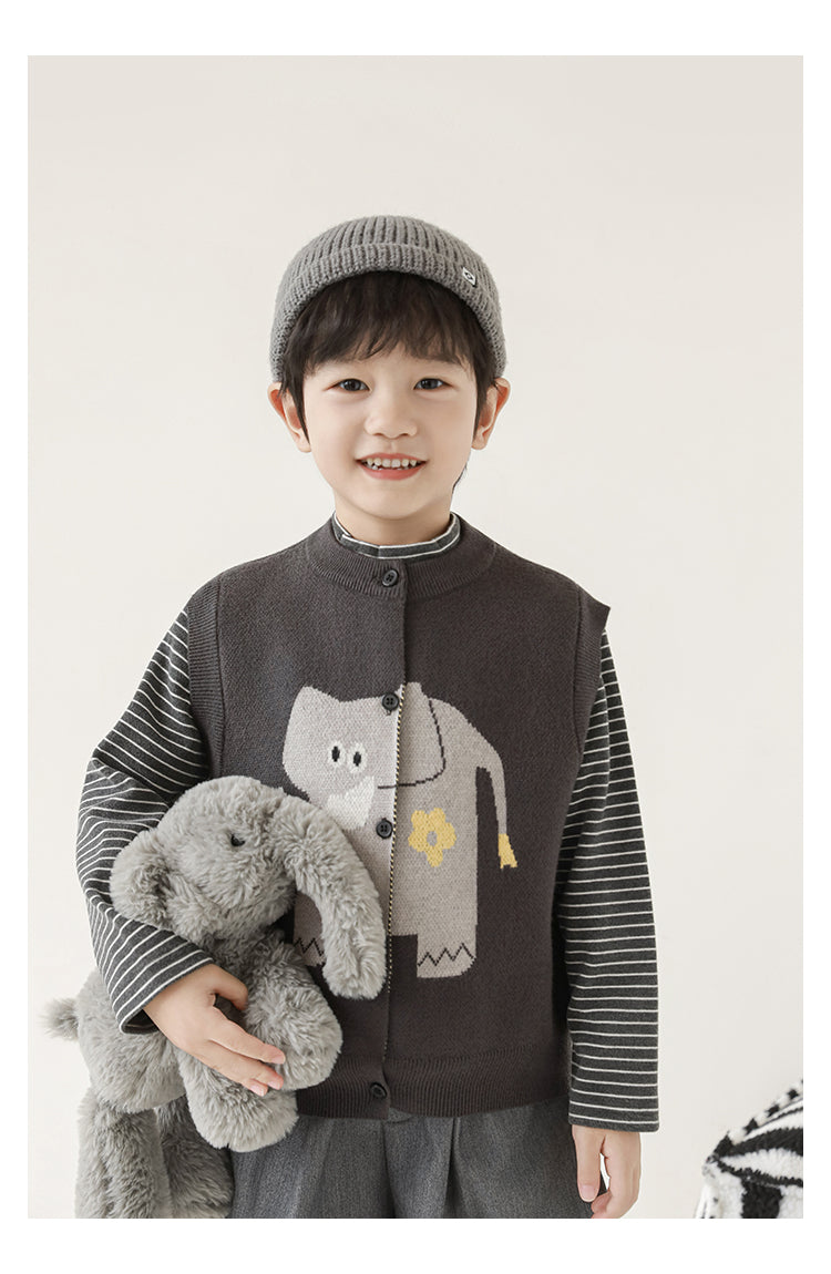 Little Elephant Knit Vest