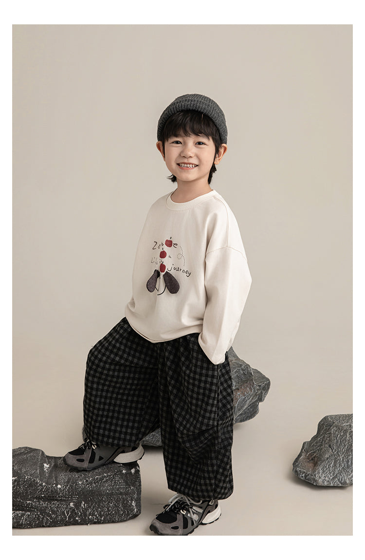 Ash Check Balloon Pants