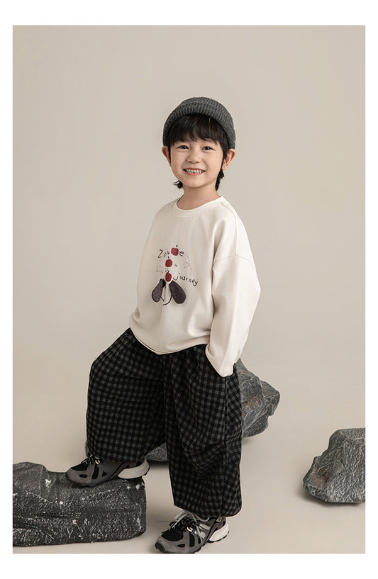 Ash Check Balloon Pants
