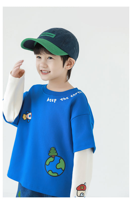 Earth Explorer Tee – Blue