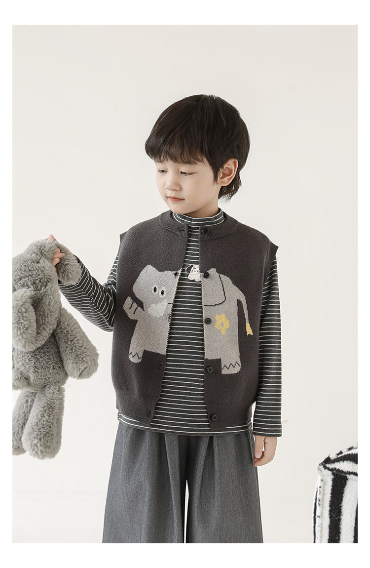 Little Elephant Knit Vest