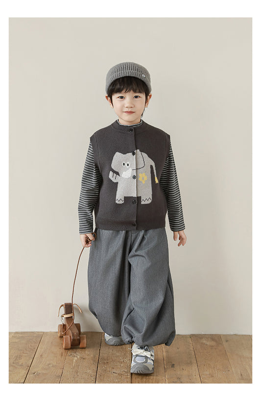 Little Elephant Knit Vest