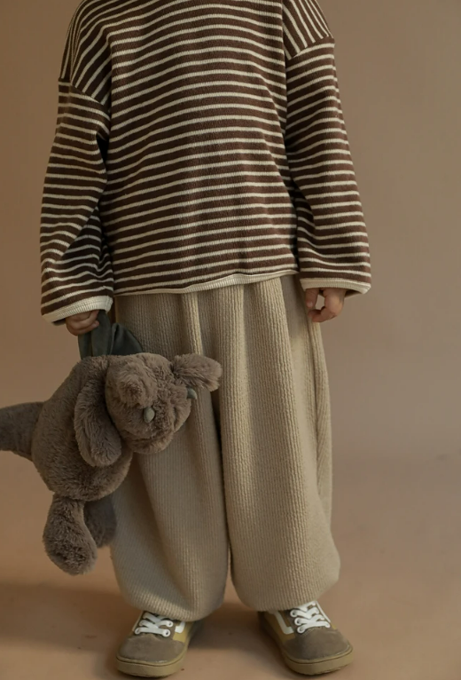 Cocoa Stripe Top